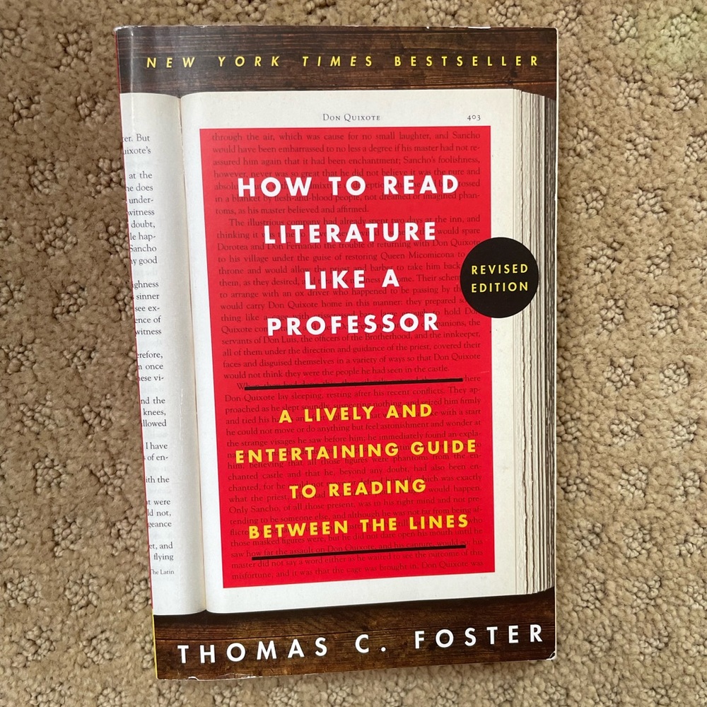 How to read literature like a professor book